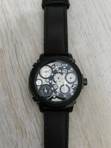 Police Triple Time Watch