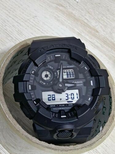 G Shock watch dual time Black watch
