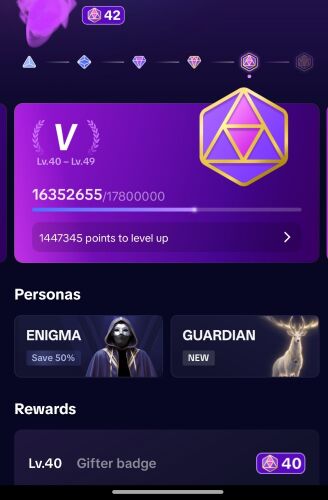 tiktok account level 42