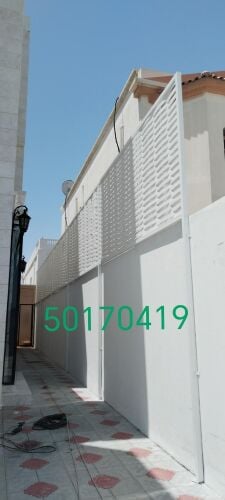 السواتر بلاستيك يو بي في سي، سوات