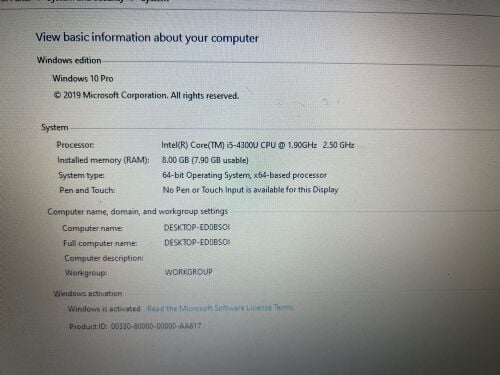 hp laptop for sale
