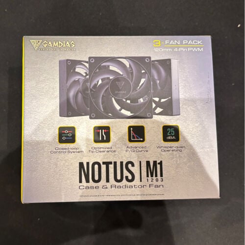 GAMDIAS Notus M1 pc fans