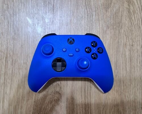 blue Xbox series x controller