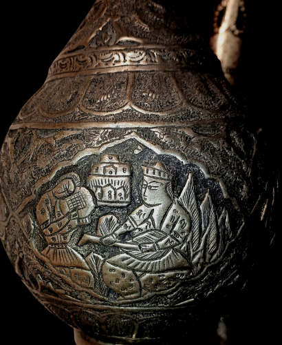 A unique antique Persian vase
