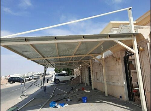 Sun shade all car parkings