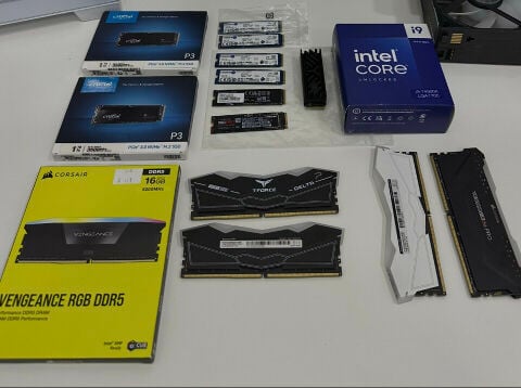 PC Parts CPU + M.2 + Ram
