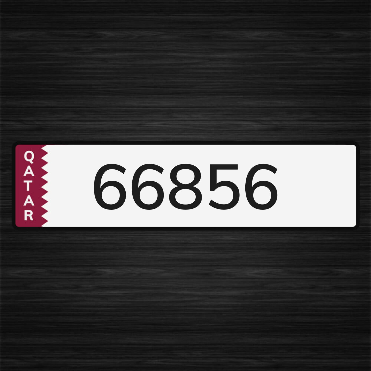 car plate