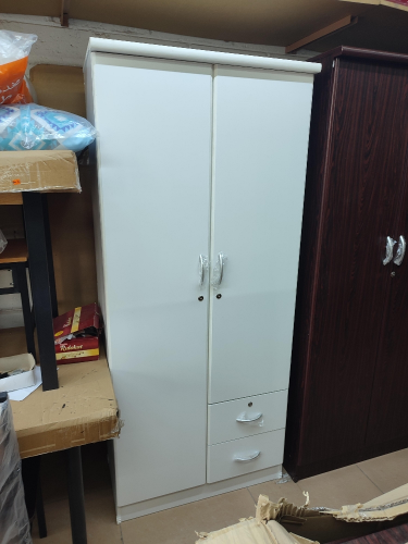 New White Wardrobe,Cabinet,2 door