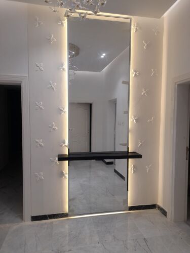led Mitr and wood self box
