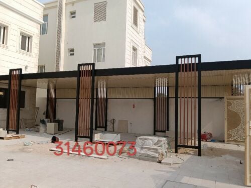 نقوم بعمل جميع المظلات والسواتر ا