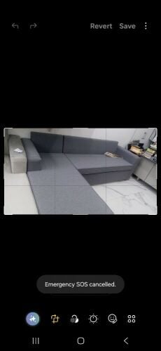 L shape sofa