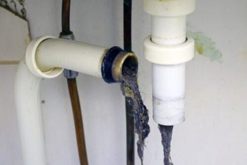 Plumbing Water Blockage Clear clean