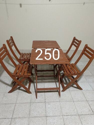 Outdoor wooden set