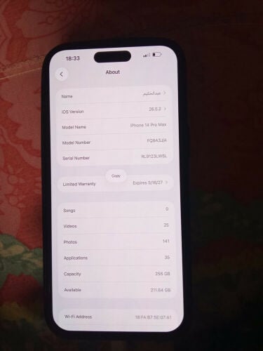 iPhone 14 Pro max 256gb 