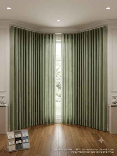 Wave curtain for luxury houses