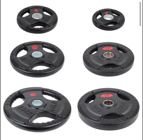 weight plate and bar
