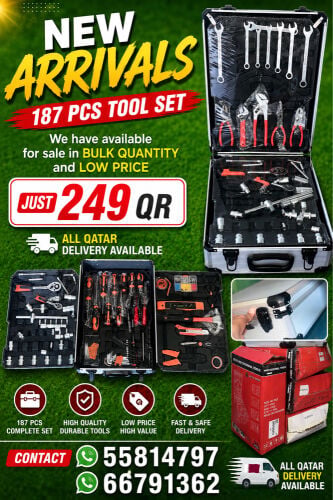 tools set 187 pcs 
