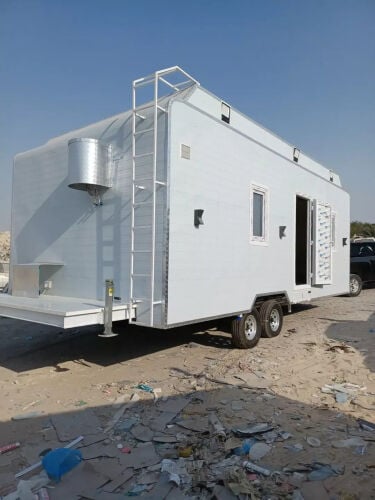 Caravans kitchen toilet