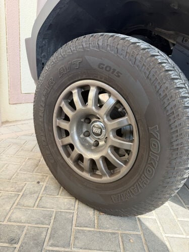 Braid Rims with Yokohoma tyres