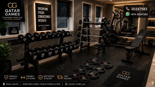 dumbbells and rack