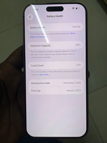I phone 16 pro max 256gb