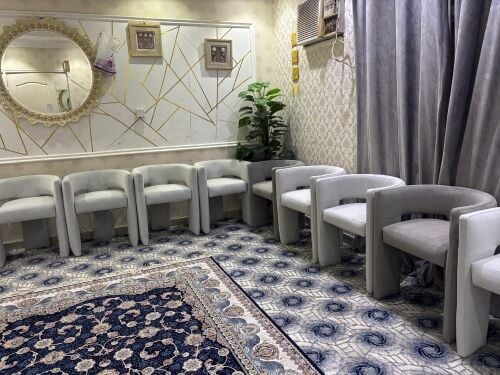 كراسي طعام مخمل جديدة عدد 10