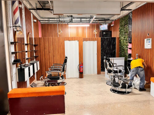 male salon for sale or partnership
