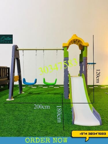 kids swing sliding
