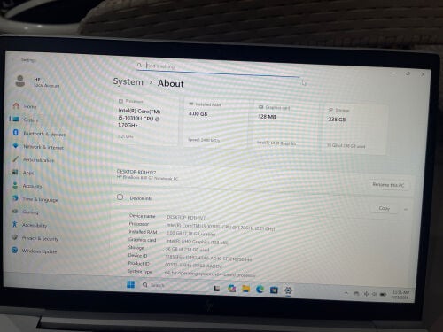 HP Elitebook 840 G7 laptop for sale