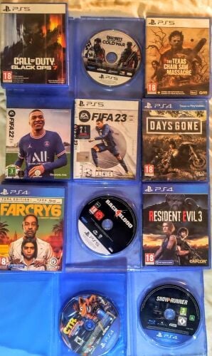 ps5 and ps4 cd games