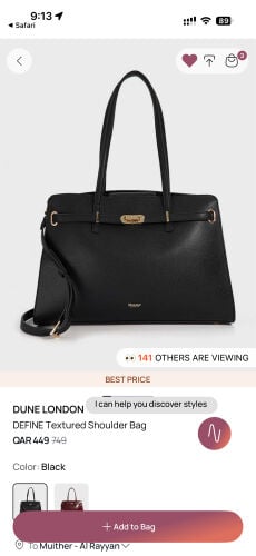 Dune london Leather Bag
