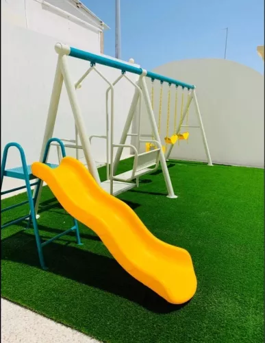 kids swing sliding