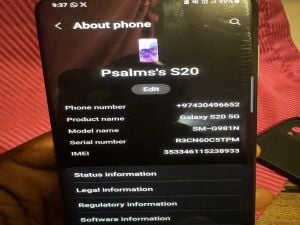 Galaxy s20 5g for sale