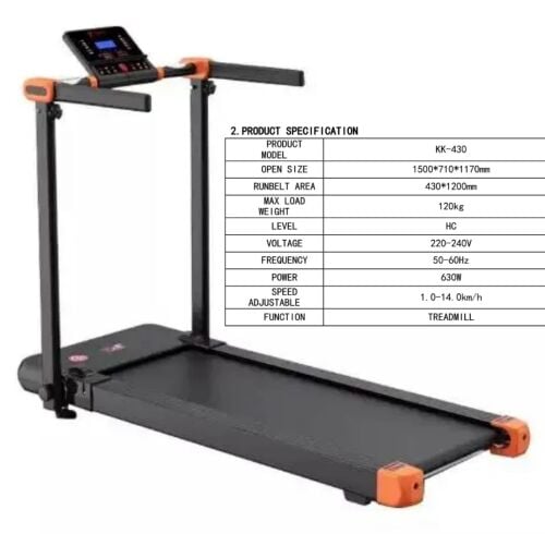 Foldable treadmill