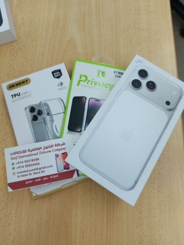 new 17promax 256gb silver