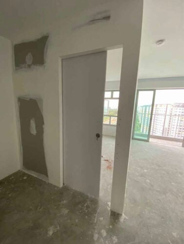 Gypsum work 