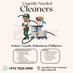 Cleaners Needed
