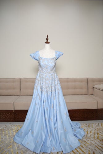 Engagement Dress Bride Baby Blue