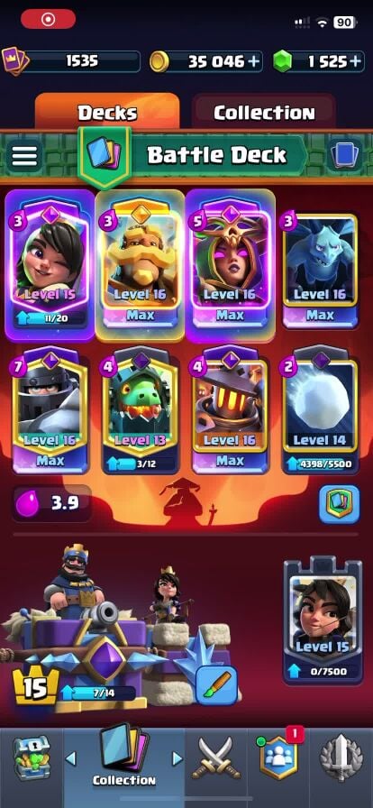 Clash Royal Account 1200QR for Sale