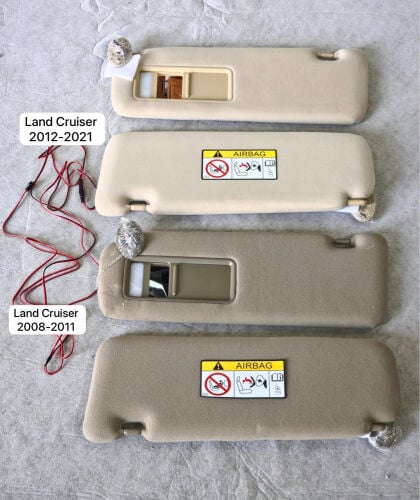 Land Cruiser sun visor