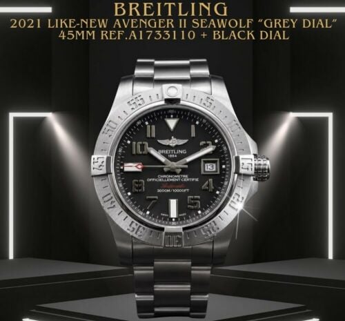 Authentic Breitling Avenger Seawolf