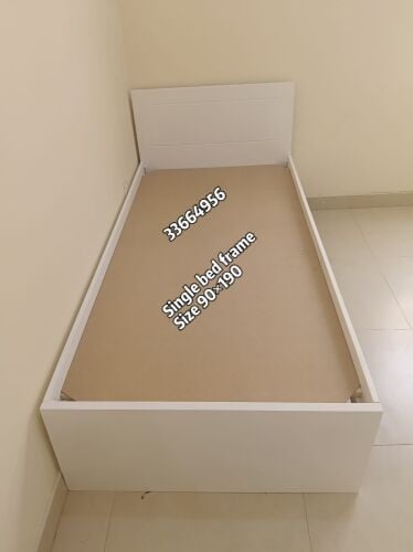 Wooden new single bed frame