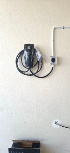 Electric vehicles charger installat