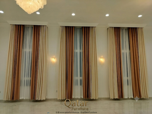 QF  Luxury Drapery & custom curtain