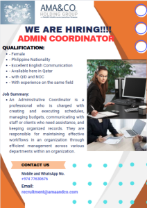 ADMIN COORDINATOR