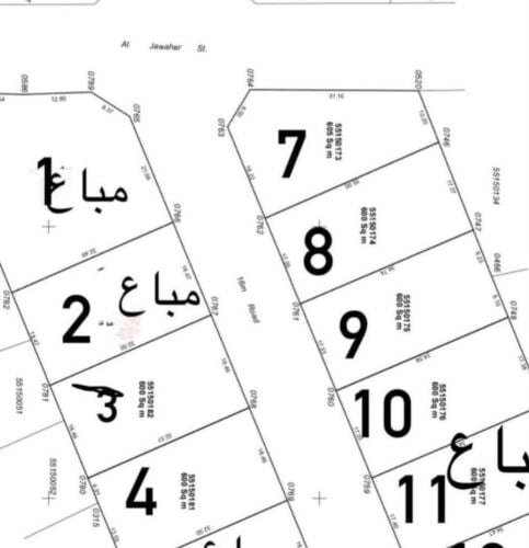 الغانم الجديدمساحة 600متر