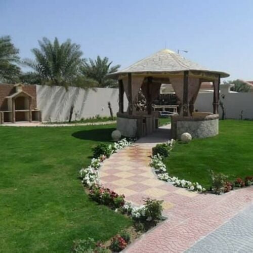 تنسيق وتصميم الحدائق وشبكات الرمي