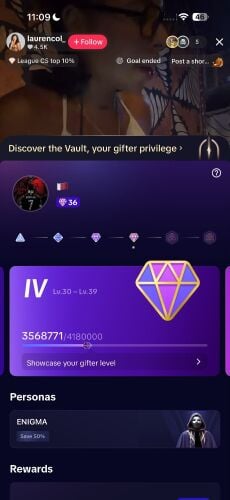 TikTok gifting id