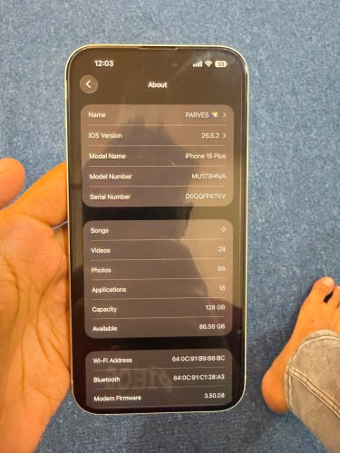 iPhone 15 Plus 