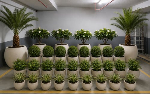 Hotel, office and house gardening 